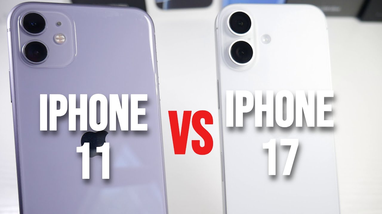 iPhone 17 против iPhone 11 — (тест скорости, сравнение камер, динамики и PUBG)