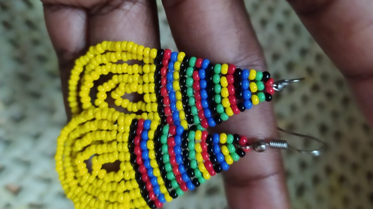 FINE BEADS MAASAI EARRINGS //Ushanga Chronicles