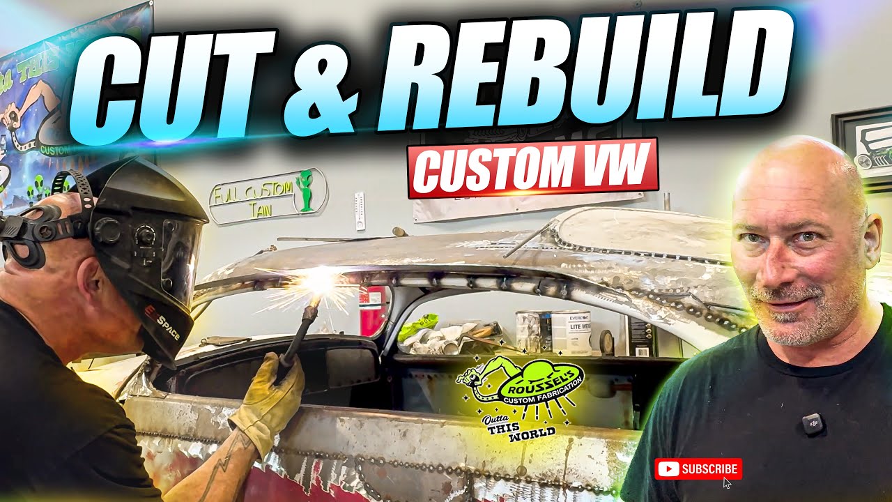 Иэн Рассел РЕЖЕТ свою собственную ошибку! (Кастомный VW Beetle)