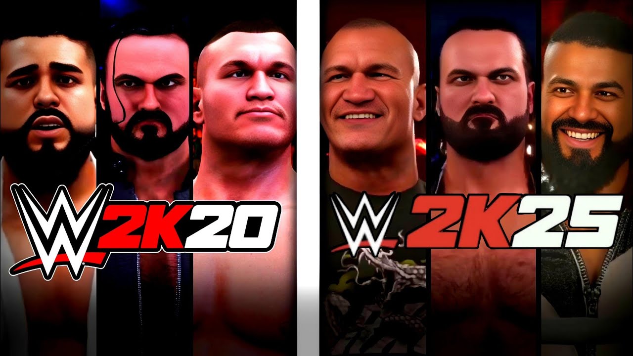 WWE 2K20 vs WWE 2K25 - INSANE Graphical Upgrade!