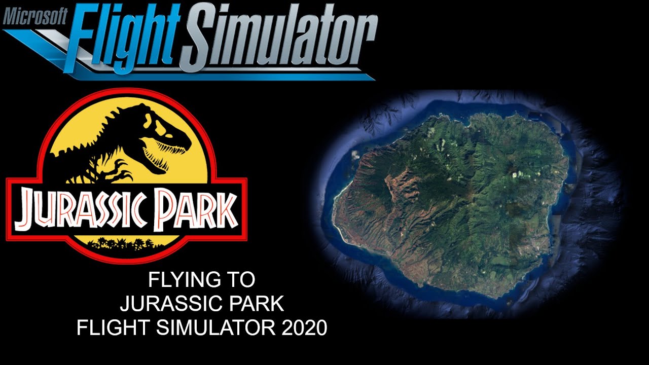 Exploring EVERY Jurassic Park Location in Flight Simulator 2020 - 4K/60fps