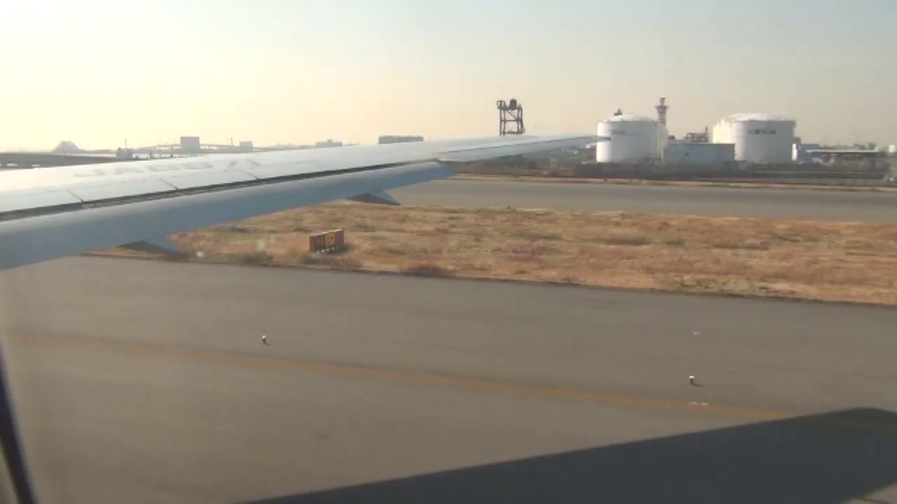 羽田空港発高松空港行　ノーカット　日本政府専用機（B747）と併行飛行　ANA535便