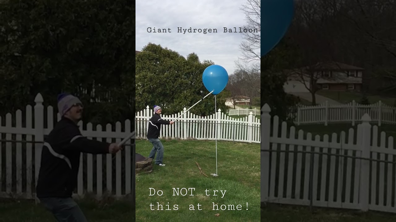 Giant Hydrogen Balloon Explosion 