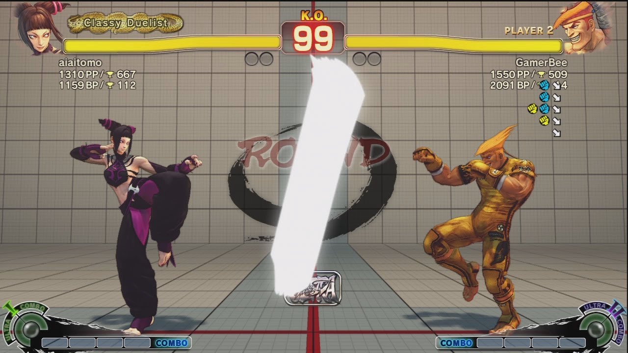 aiai (Juri) vs Gamerbee (Adon) - USF4 Match *1080p*