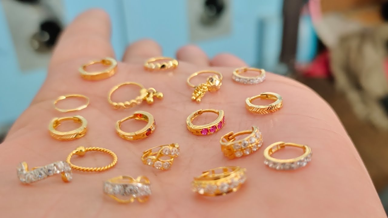 Latest Gold Nose Ring Nathliya Collections 2020 with price