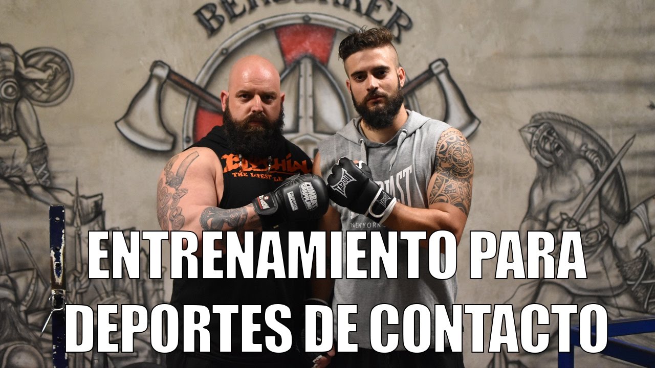 Entrenamiento de fuerza, potencia y explosividad para deportes de contacto.