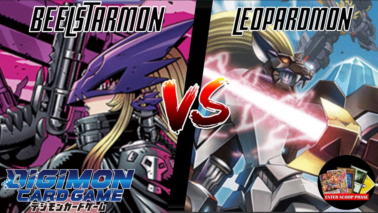 Beelstarmon VS Leopardmon | Digimon TCG Gameplay