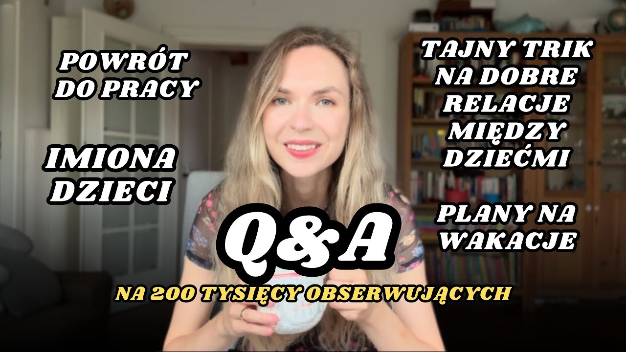 Wracam do pracy? Imiona dzieci i... Jeden tajny trik ✨ Q&A MigatoMama