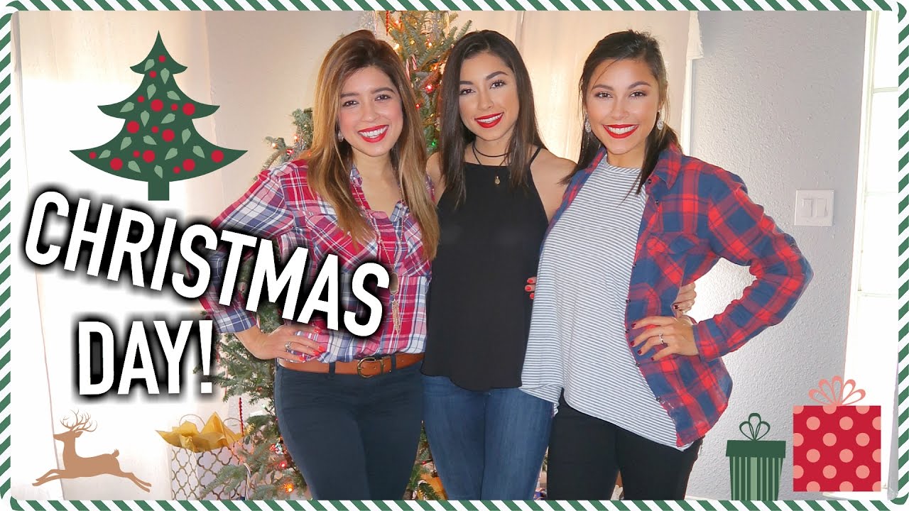 Christmas w/ My Family & Opening Gifts! Vlogmas Day 24 & 25!