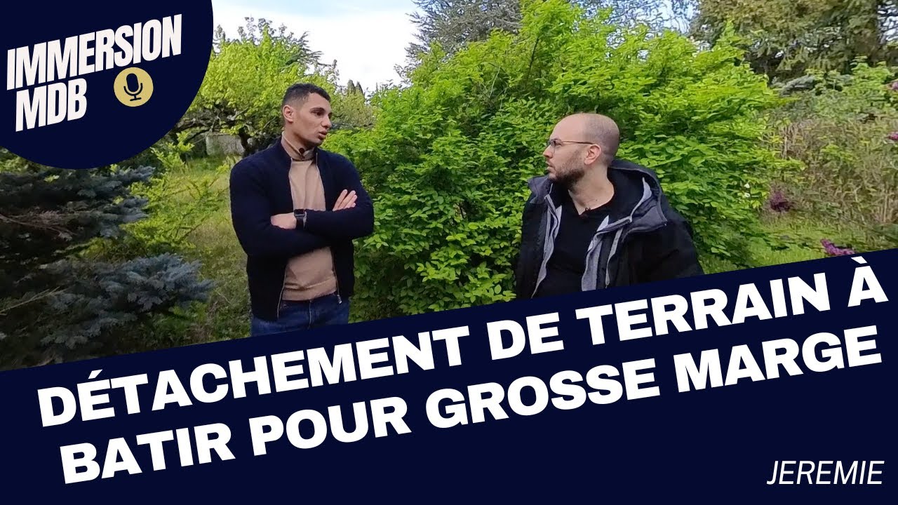 Opération de division parcellaire dans l'Ouest Lyonnais