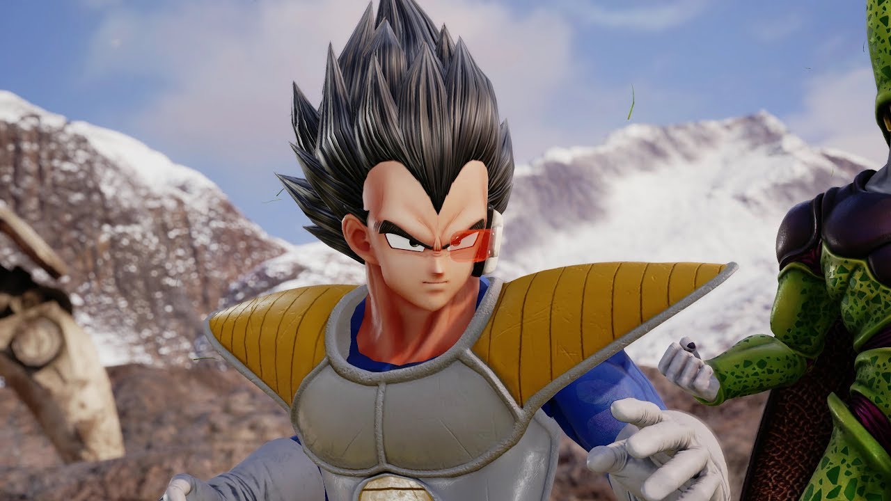 Jump Force - Saiyan Saga Vegeta (SSJ / SSB) Scouter Vegeta Costume Gameplay (MODS)
