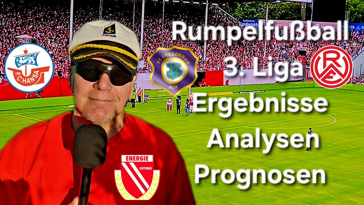 Endlich wieder Rumpelfußball 3. Liga: Auswertung der Ergebnisse, Prognosen neuer Spieltag & Tabelle.