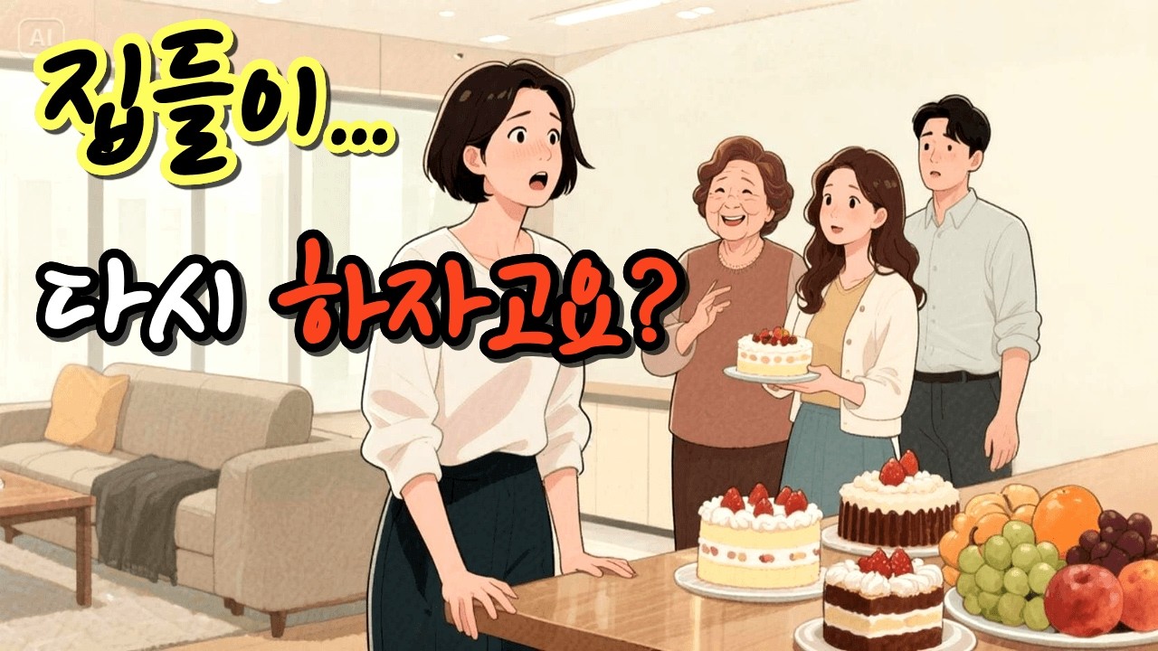 30만원 들여 한정식 집들이 했더니 ‘다음에 제대로 다시 하자’네요