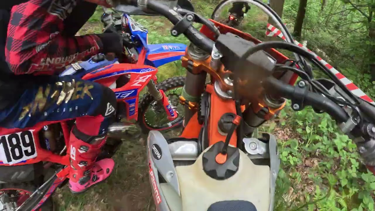 Enduro Challenge Lichtenberg 2025 - erste Runde/Start - Team #153 MC Kranich Wawitz - Arne Mazalla