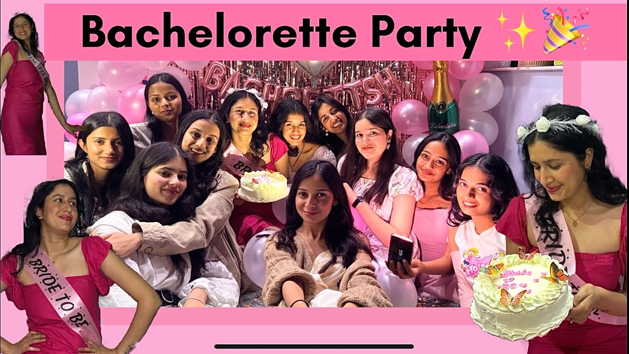 My Bachelorette Party💖🎉 ||Fun,laugh,love,enjoy,sisterhood||❤️🥰#aditibishtvlogs #bachelorette 
