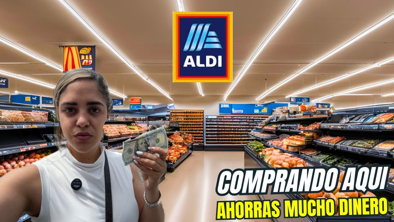 Esto gasto 🤑 semanalmente comprando comida 🍱 en el Supermercado ALDI🇺🇸. Actualización 2024
