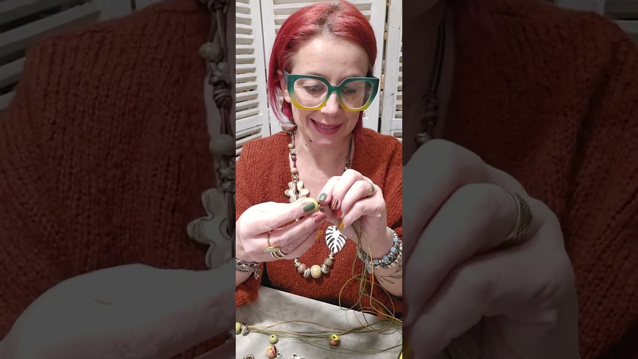Collana fogliona la realizziamo insieme 