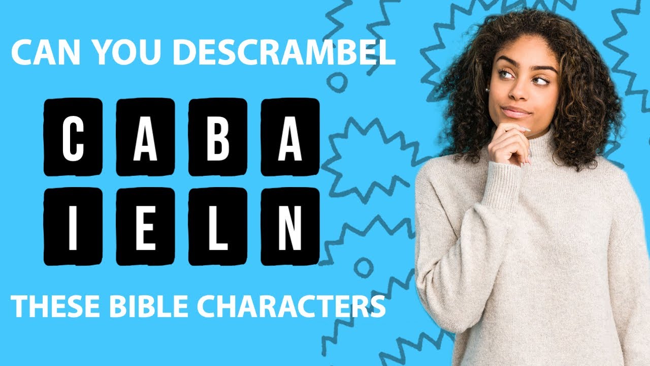 Bible Games - Scramble Words
