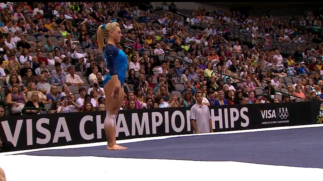 Саманта Пешек - Вольные упражнения - Чемпионат Visa 2009 - Женщины - День 1