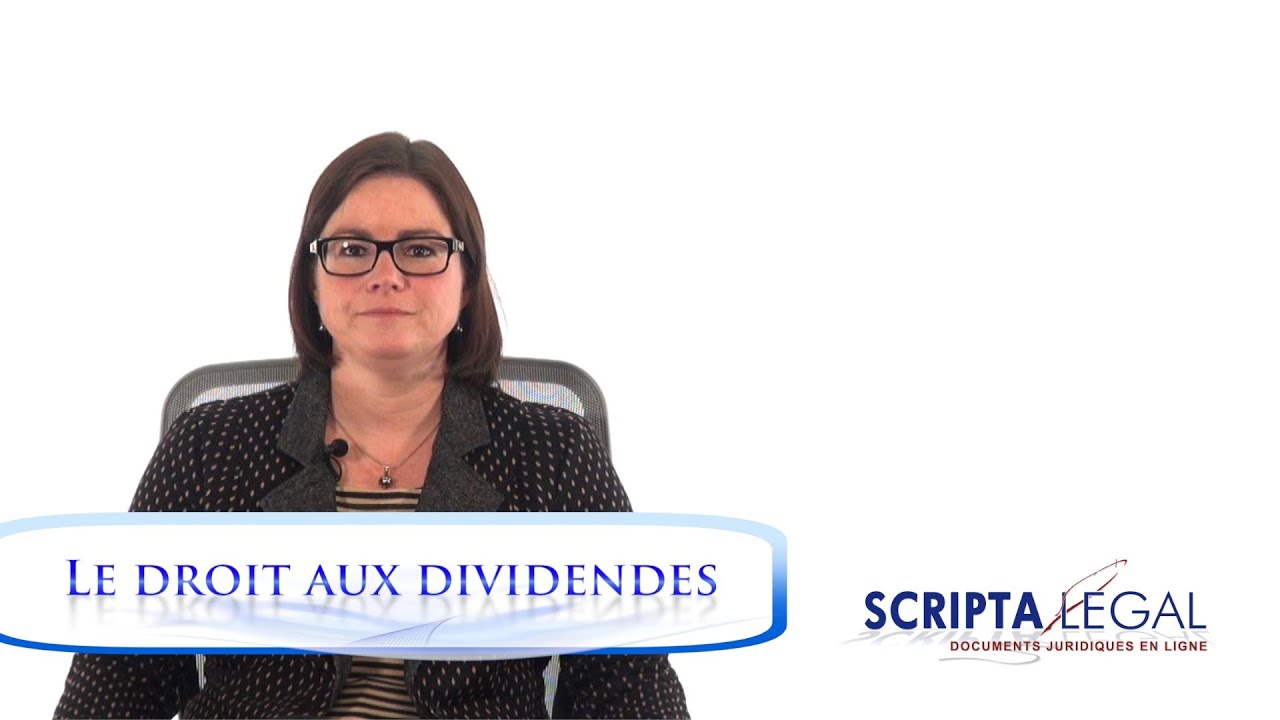 Le droit aux dividendes