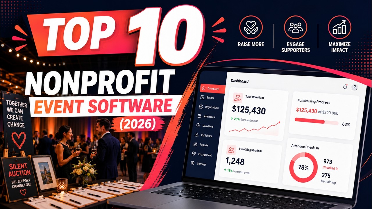 Best Event Management Software for Nonprofits in 2026 (Top 10 Ranked)