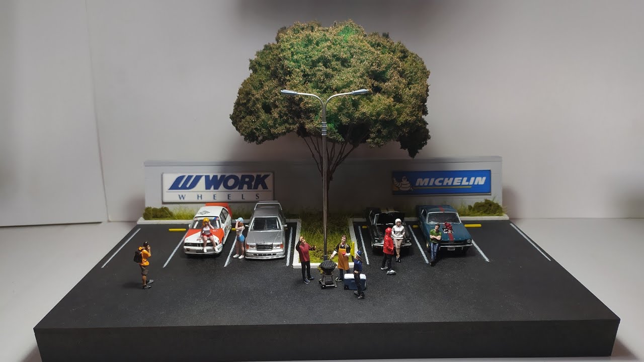 Simple Parking Diorama 1:64