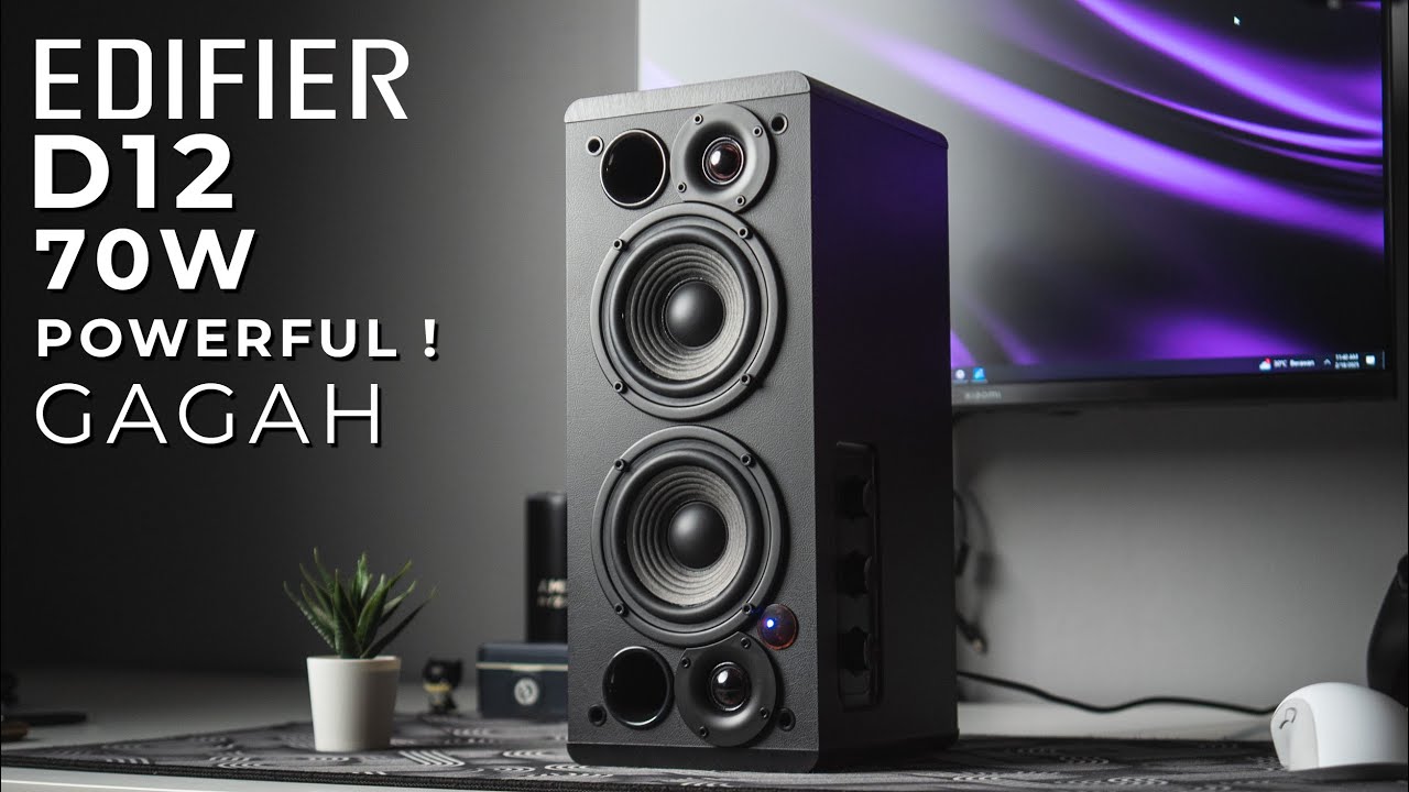 Edifier D12 table top speaker | Gagah & ganteng suara muantap !