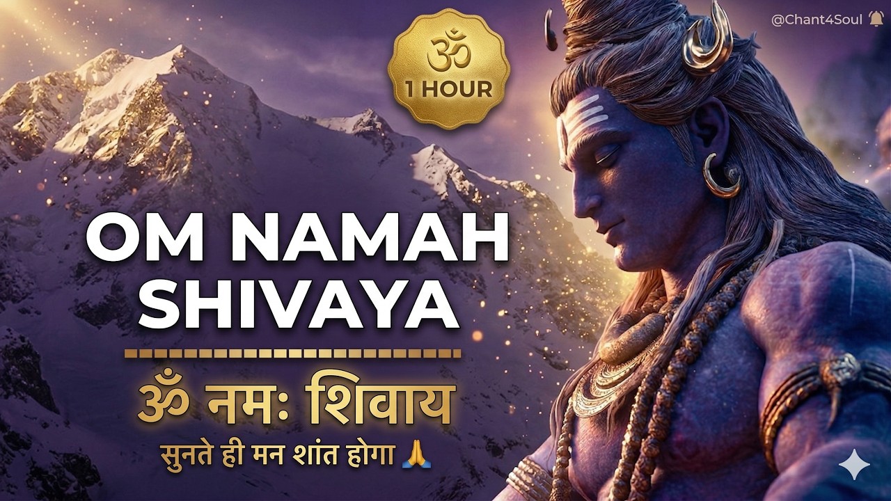 🔱 The Most Chanted Mantra on Earth | Om Namah Shivaya 1 Hour | Chant4Soul
