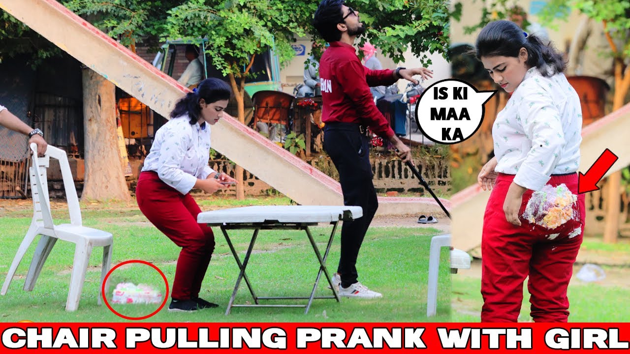 Chair Pulling Prank On Cute Girls Part 6 || BY AJ-Ahsan ||