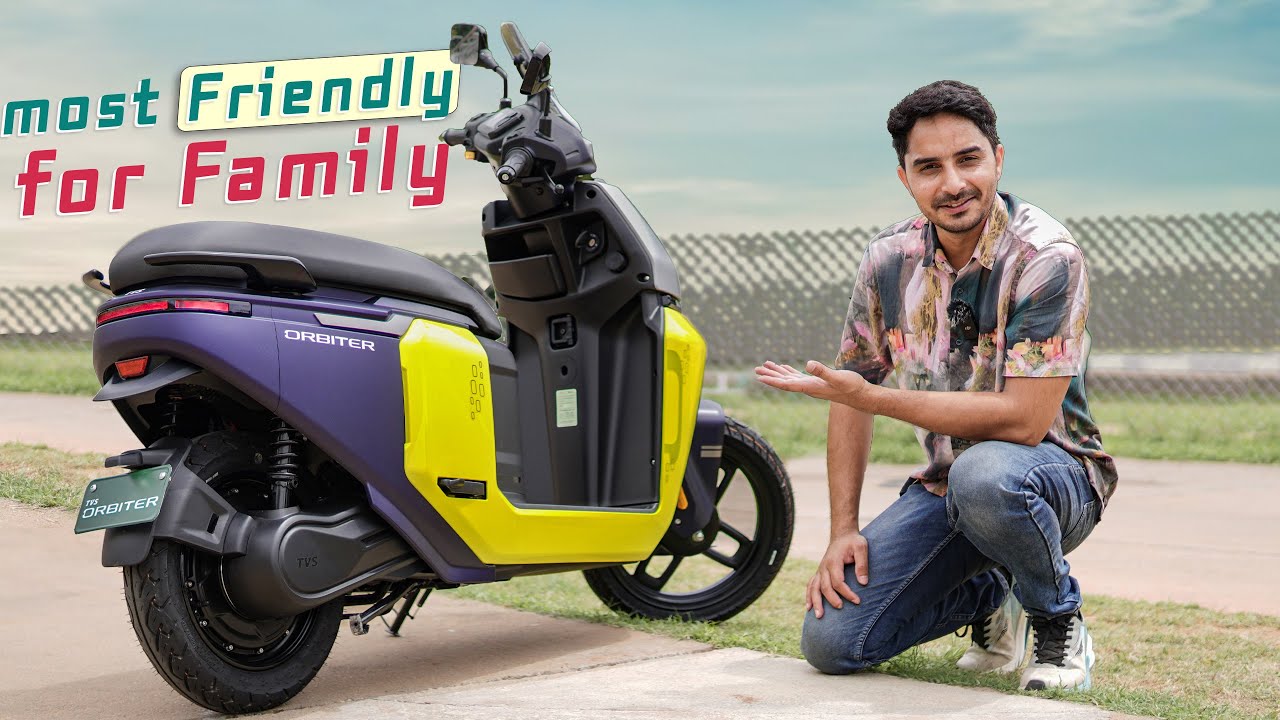 TVS Orbiter EV Scooter : Better Than Ather Rizta or Ola ? Detailed Walkaround Review