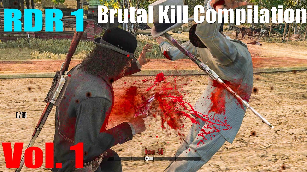 RDR 1 Brutal Kill Compilation Torturing Killing People Vol. 1 PC