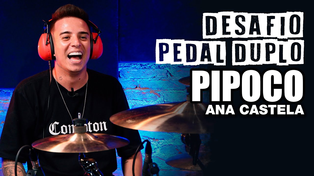 LEOZINHO &eacute; desafiado a tocar ANA CASTELA com PEDAL DUPLO