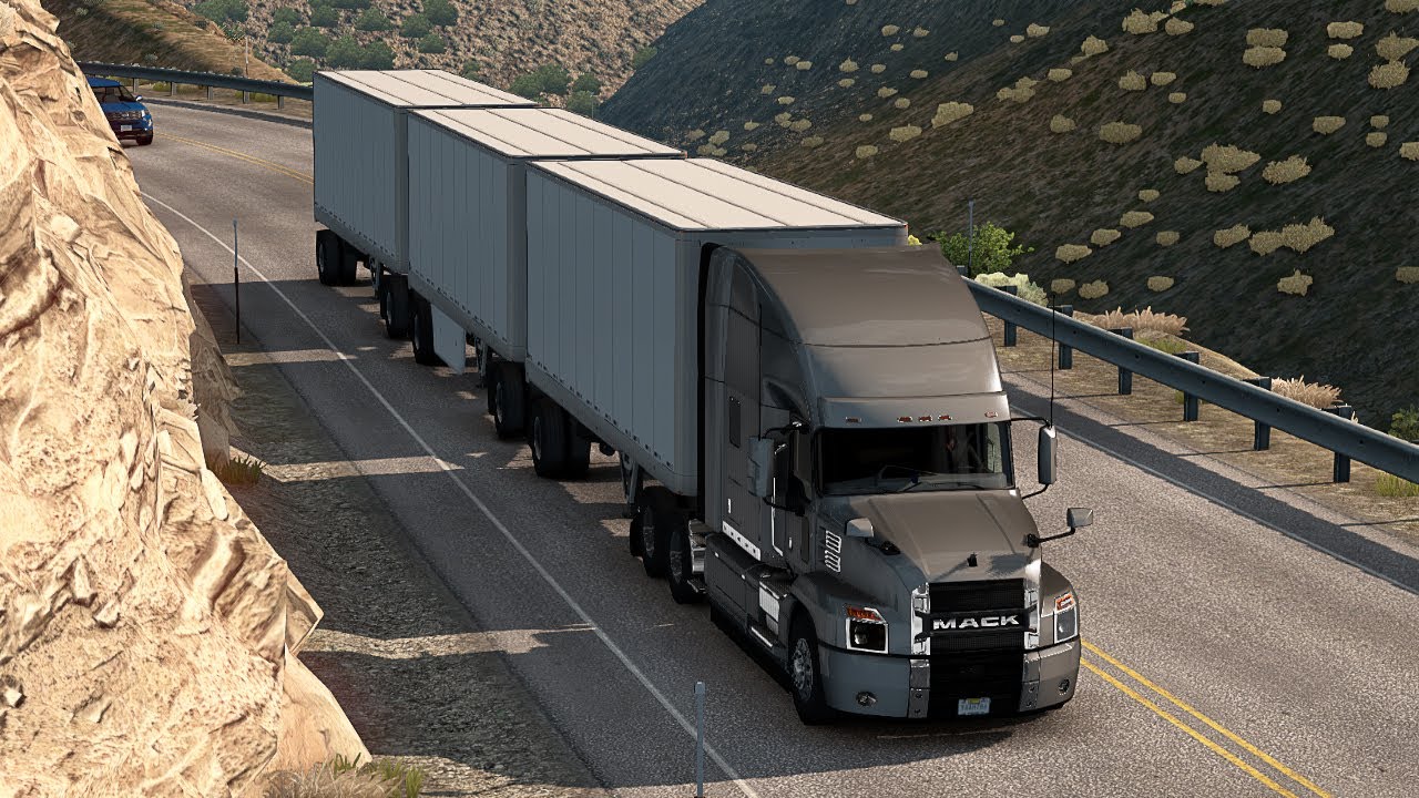 American Truck Simulator - MACK ANTHEM - Elko to Nampa Part 2
