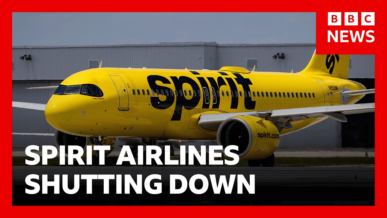 Spirit Airlines shutting down after rescue talks collapse | BBC News