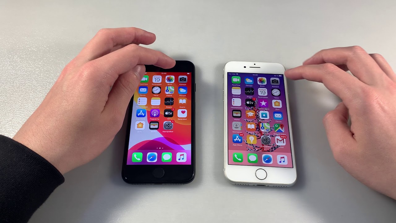 Сравнение iPhone SE 2020 vs iPhone 8