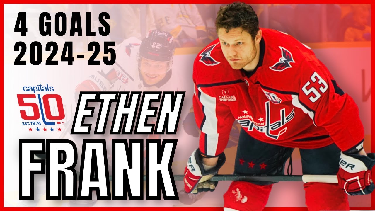 Ethen Frank All (4) Goals 2024-25 | Capitals Highlights