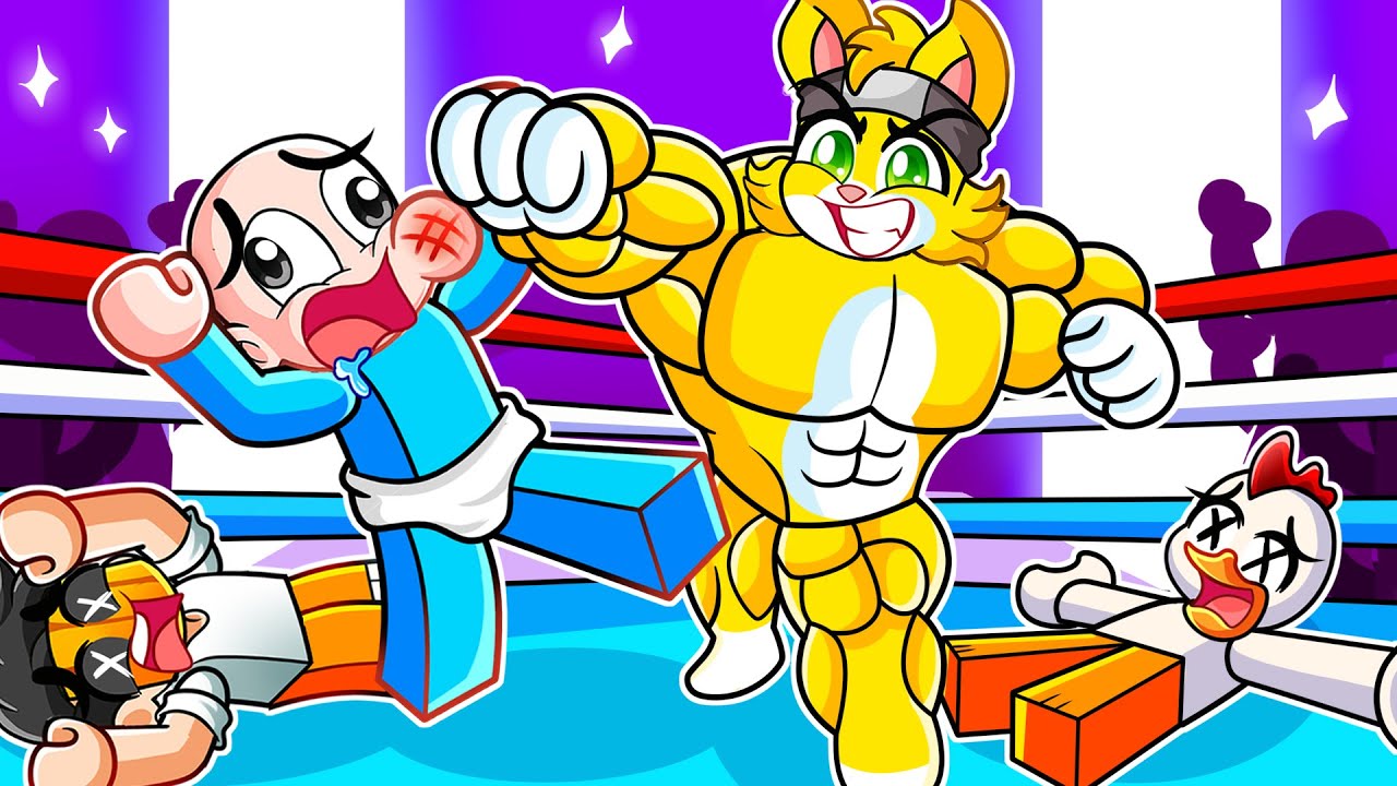 ¡Me CONVIERTO en el BOXEADOR MÁS FUERTE en Roblox!