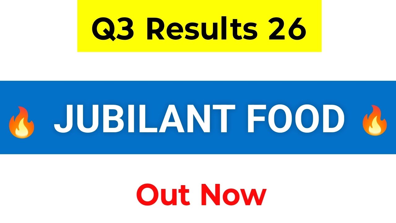 Jubilant Food Q3 Results | Jubilant Food Share Latest News | Jubilant Foodworks Results