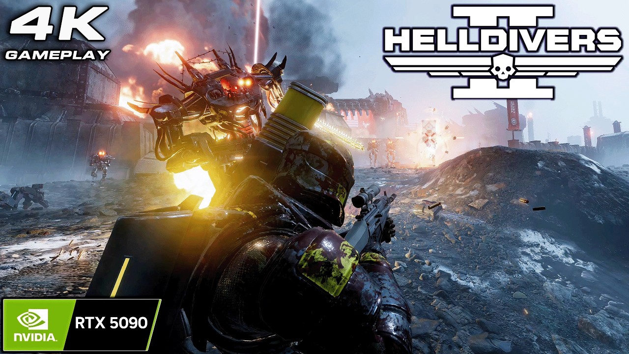 Helldivers 2: 4K Gameplay No Commentary ULTRA Settings | RTX 5090 P1136