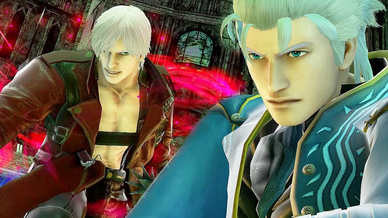 SOUL CALIBUR 6 - DANTE vs VERGIL Gameplay (Custom Characters) @ 1440p (60ᶠᵖˢ) HD ✔