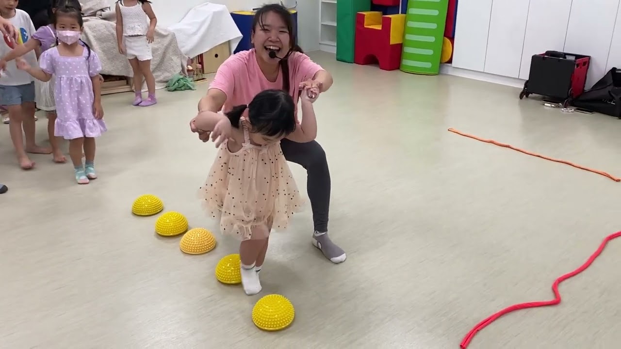 新北育兒親子館泰山幼獅，MV律動，幼兒體操