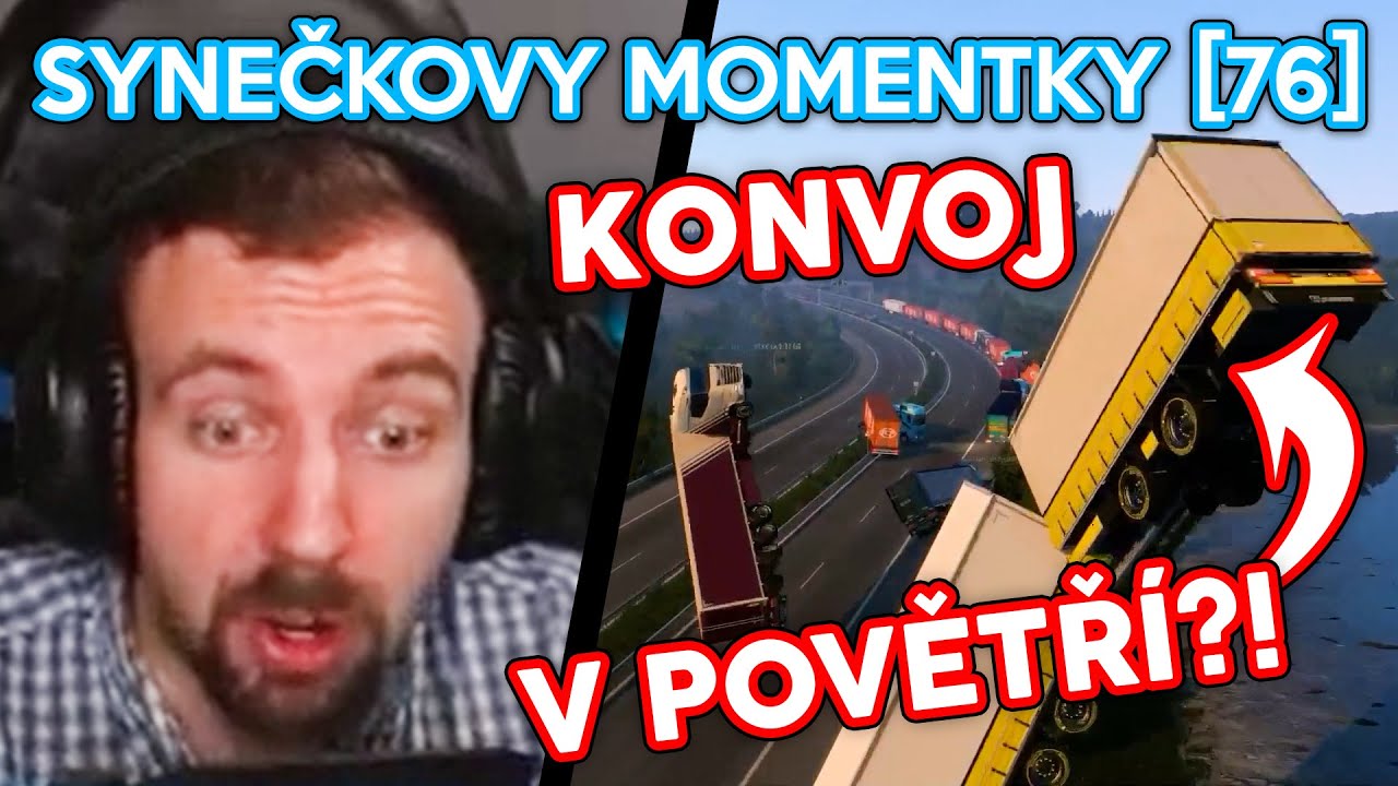 CEL&Yacute; KONVOJ VYLETĚL DO POVĚTŘ&Iacute;! | Synečkovy Momentky #76