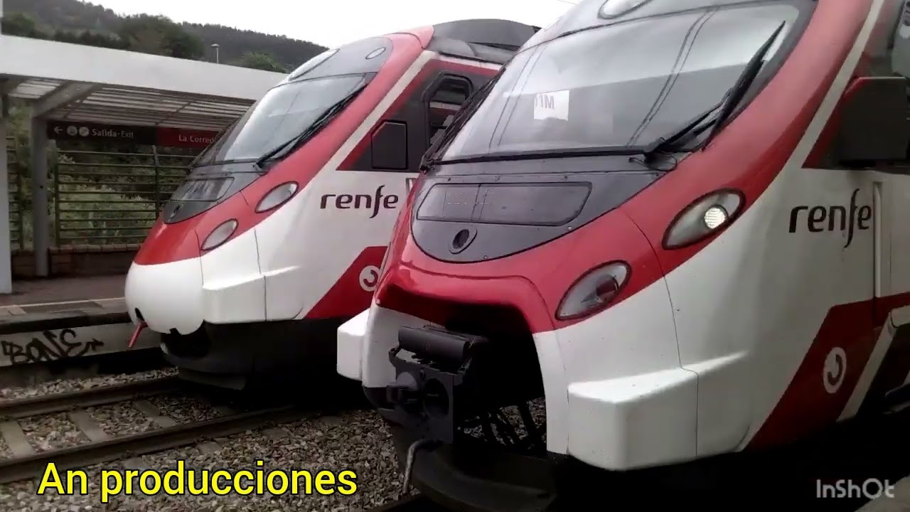 CRUCE DE TRENES RENFE (SONIDO DIRECTO)