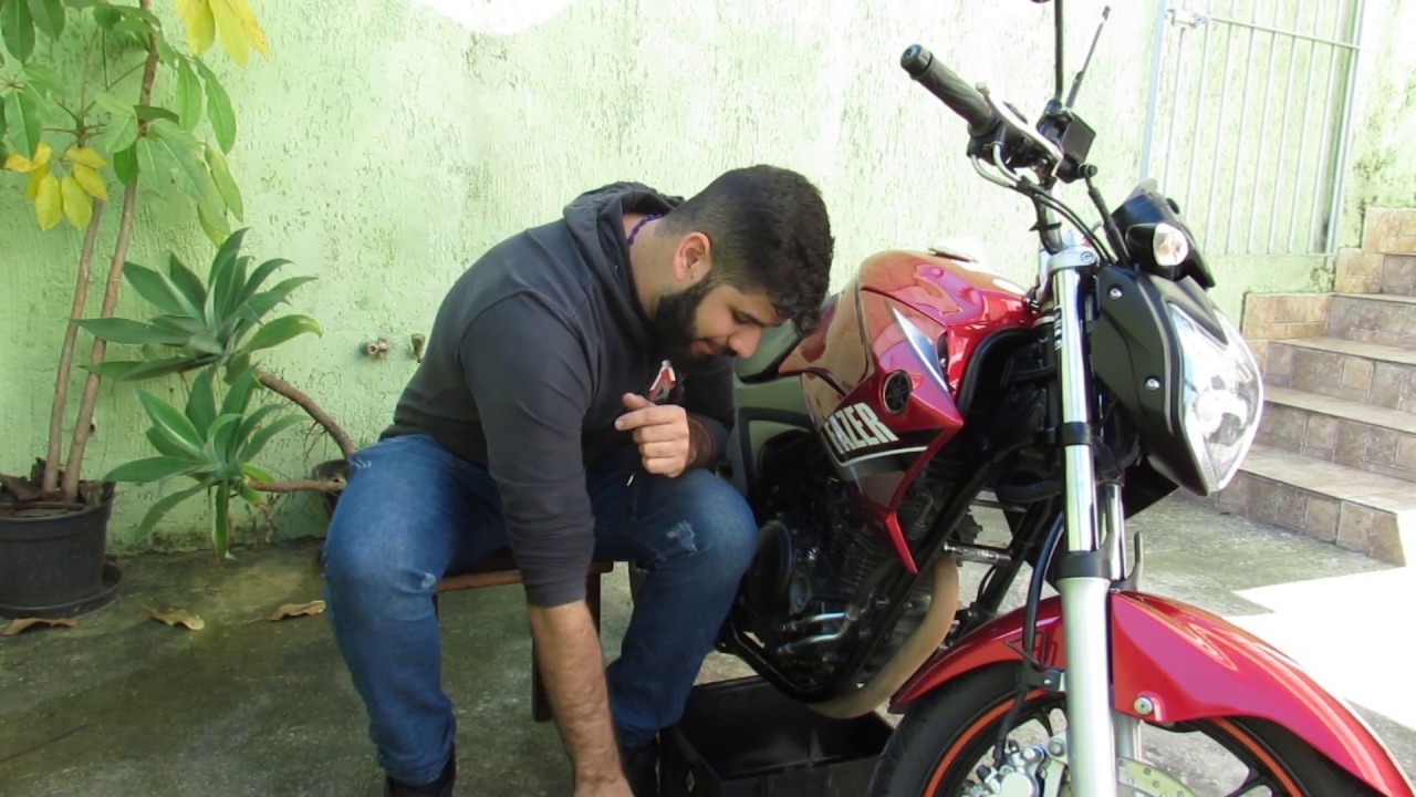 Fazer 250 barulho no motor painel vibrando ? resolvendo!!!