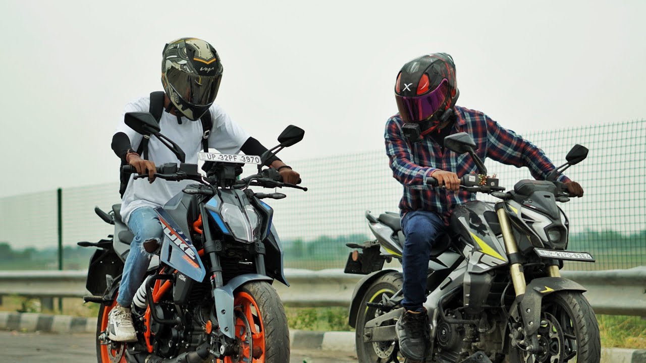 PULSAR NS400 VS KTM DUKE 390 | DRAG RACE