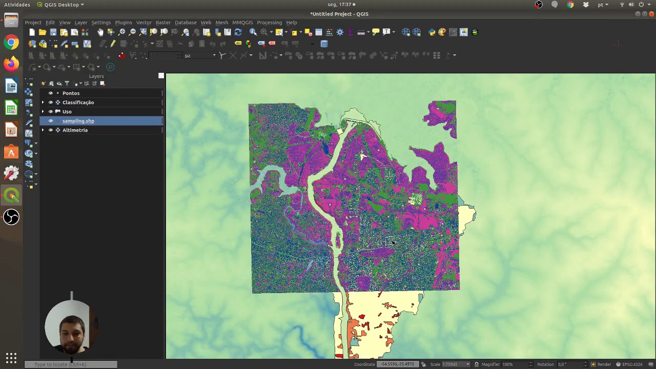 Plugin Point Sampling tools Qgis