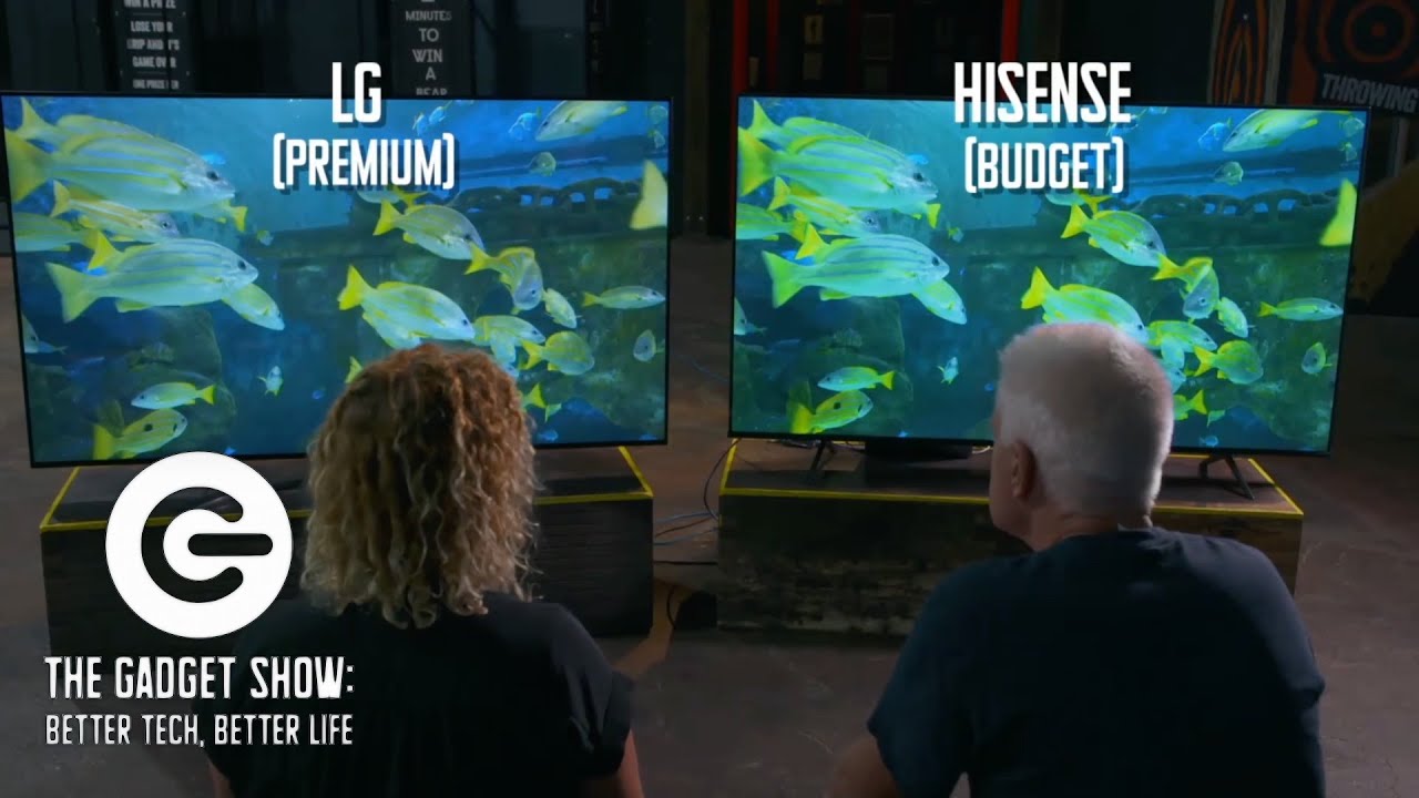 Бюджетные или дорогие 75-дюймовые телевизоры: LG или HISENSE? | The Gadget Show