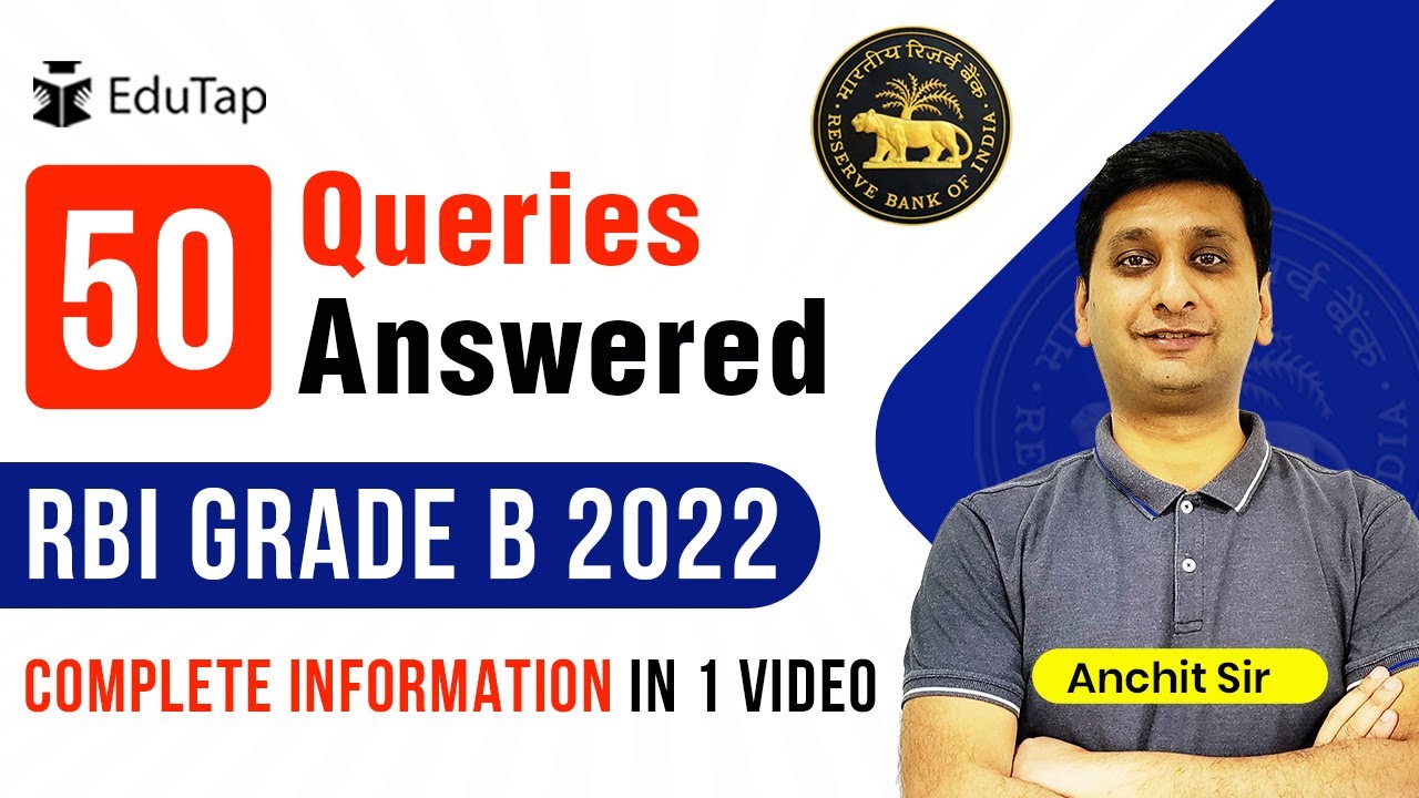 RBI Grade B 2022 Preparation | Phase 1 and 2 Syllabus and Guidance | Best Strategy for RBI Grade B