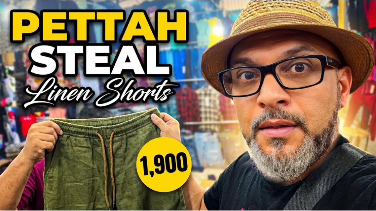 🇱🇰PETTAH MARKET : Where to Buy the Best Linen Shorts?