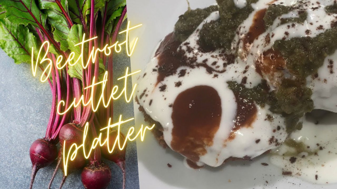 Beetroot cutlet ||beetroot tikki chaat prep||beetroot kabab||Healthy and nutritious snack recipe